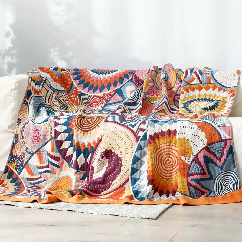 Original Design Ownkoti Nordic Throw Blanket Reversible Sofa Towel Official