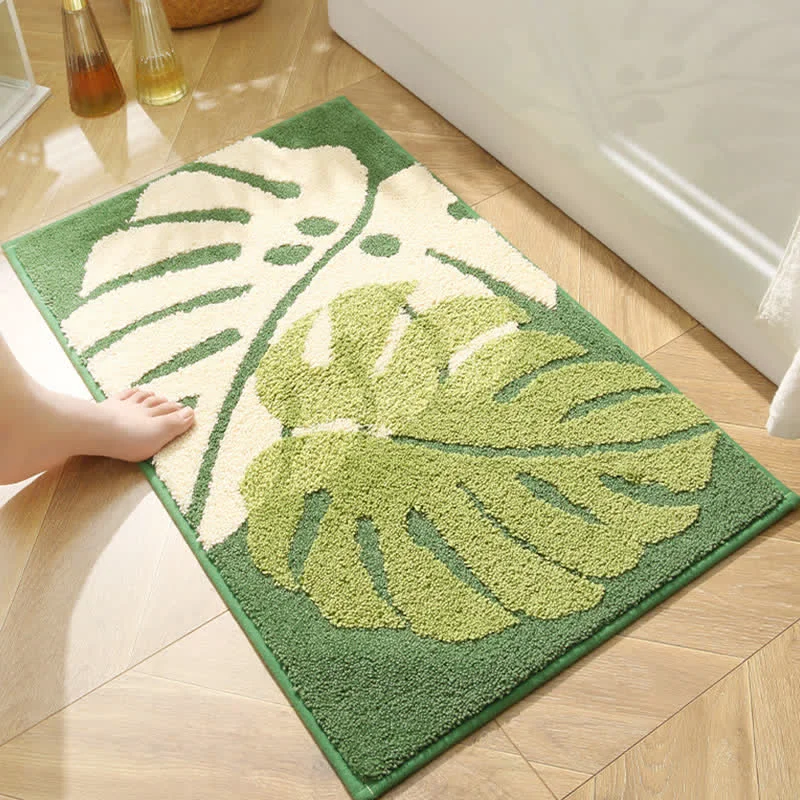Classic Ownkoti Palm Soft Non-Slip Entryway Rug Artisan