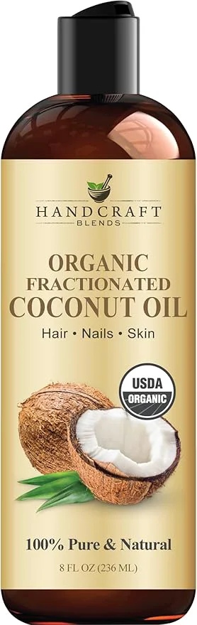 Trendy Handcraft Blends Organic Fractionated Coconut Oil Pure and Natural Top-Quality