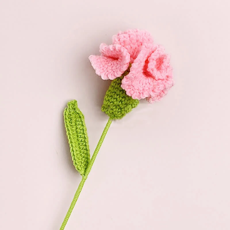 Specialty Ownkoti Creative Handmade Knitted Crochet Carnation Original Design