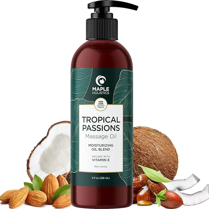 Healthy Tropical Sensual Massage Oil for Couples Top-Quality