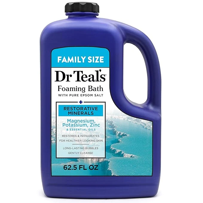 Safe Dr Teal’s Foaming Bath with Pure Epsom Salt Restorative Minerals with Magnesium Expertly Made