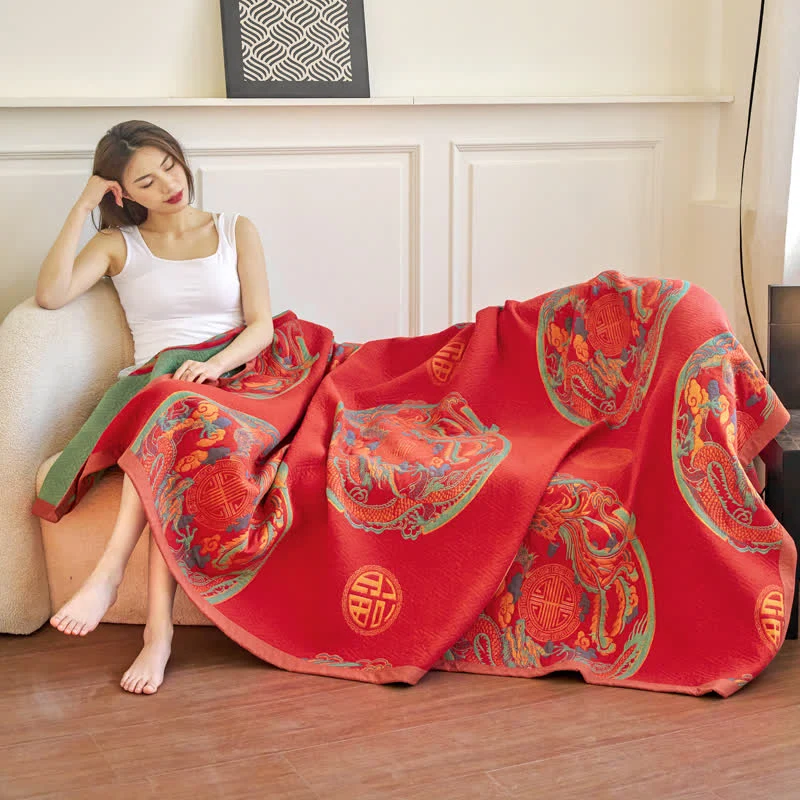 Reusable Ownkoti Vintage Three Layer Cotton Gauze Reversible Blanket Carefully Designed