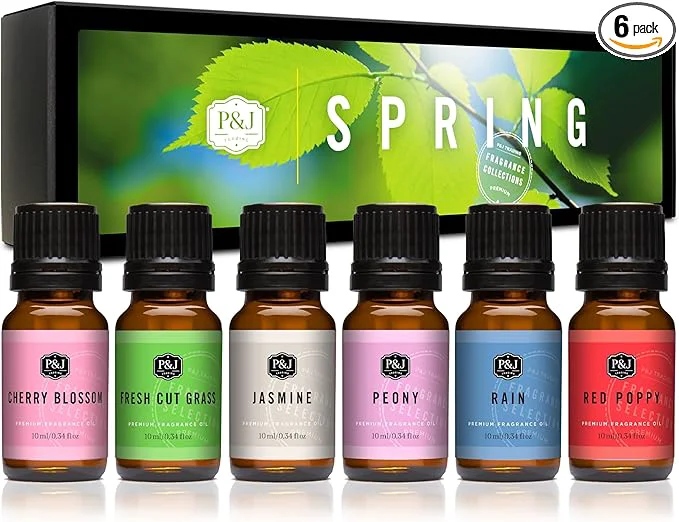 Trusted P J Trading Fragrance Oils for Diffusers for Home Spring Set Fragrance Scents Official