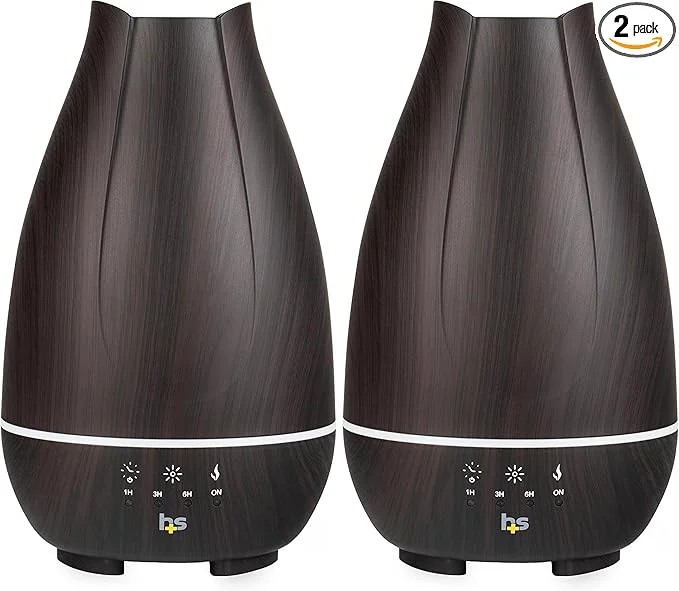 Professional HealthSmart Essential Oil Diffuser Cool Mist Humidifier and Aromatherapy First-Class