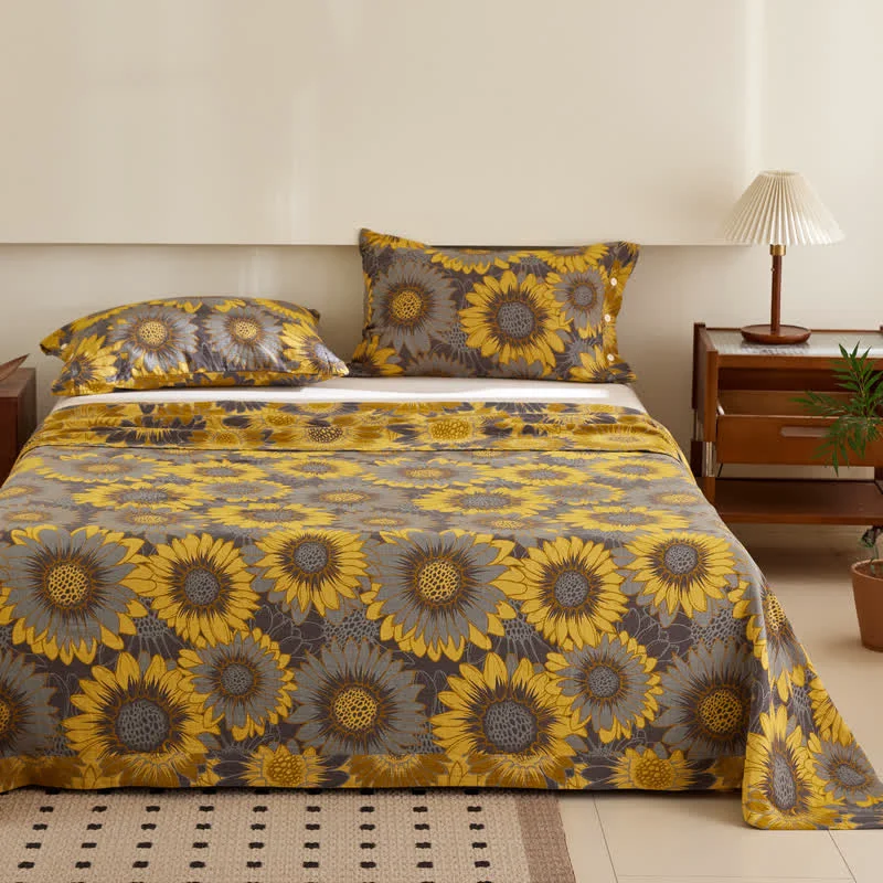 Versatile Ownkoti Sunflower Cotton Double-layer Yarn-dyed Jacquard Reversible Co Next-Generation