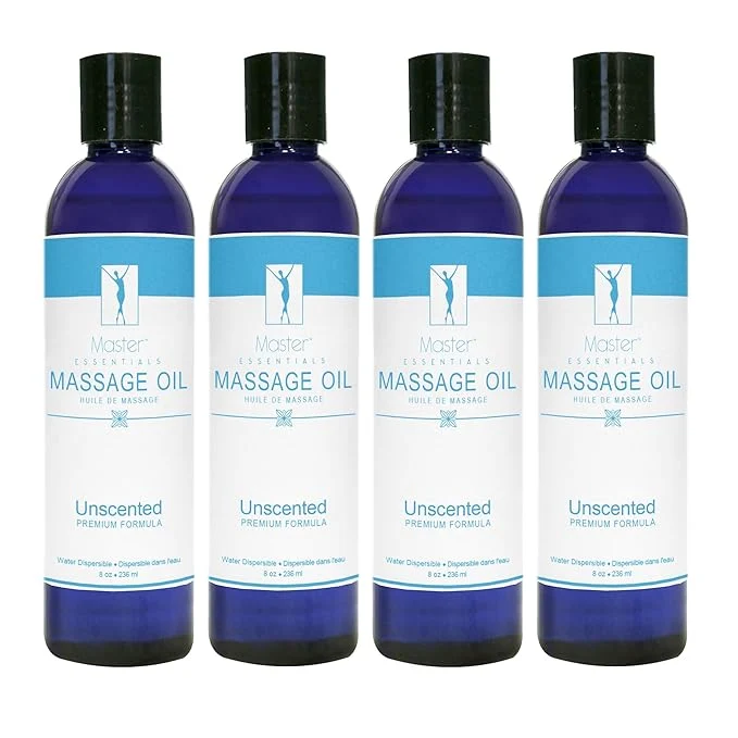 Classic Master Massage Unscented Organic Massage Oil Flexible