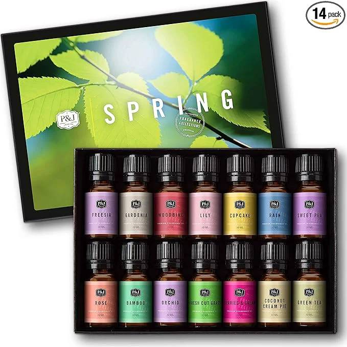 Innovative P J Trading Spring Set of 14 Fragrance Oils Verified