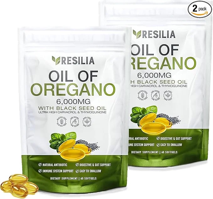 Functional Resilia Oil Of Oregano Softgels Durable