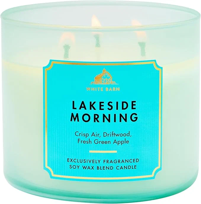 Proven Bath Body Works Lakeside Morning 3-Wick Candle Contemporary