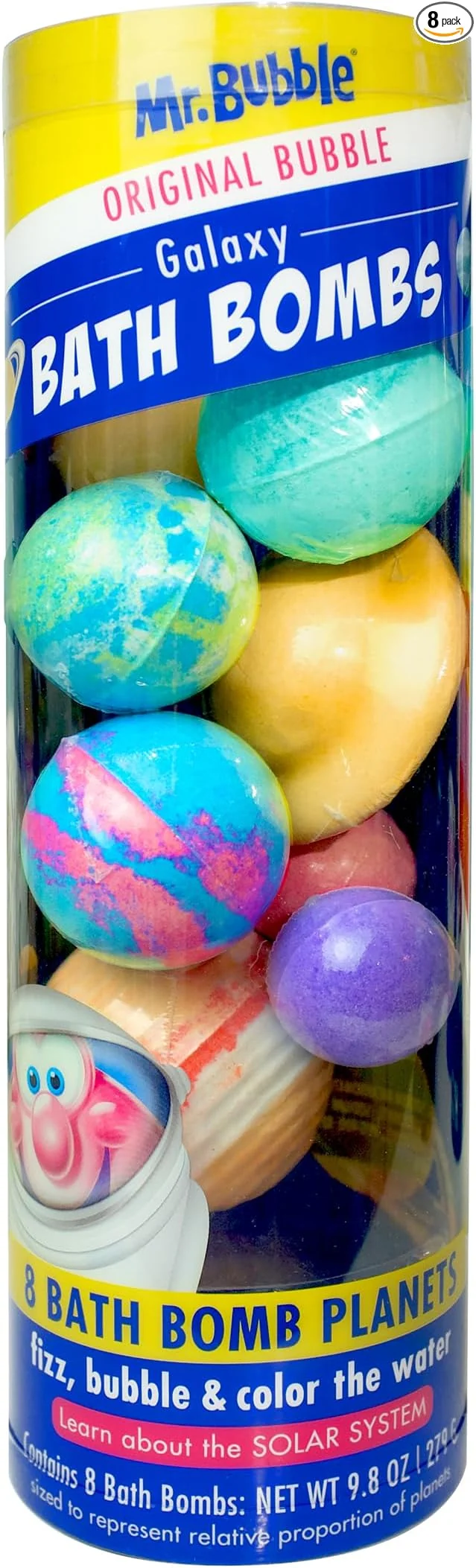 Authentic Mr. Bubble Galaxy Bath Bombs Signature Bubble Gum Scent Crafted