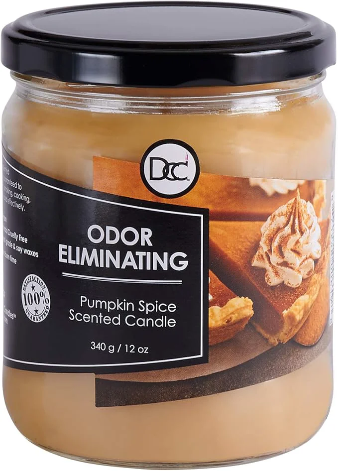 Premium Material Pumpkin Spice Odor Eliminating Highly Fragranced Candle Original