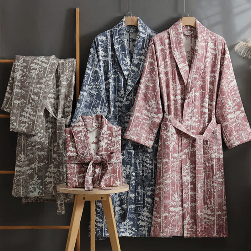 Smart Ownkoti Botanical Cotton Double Layer Gauze Robe Effective
