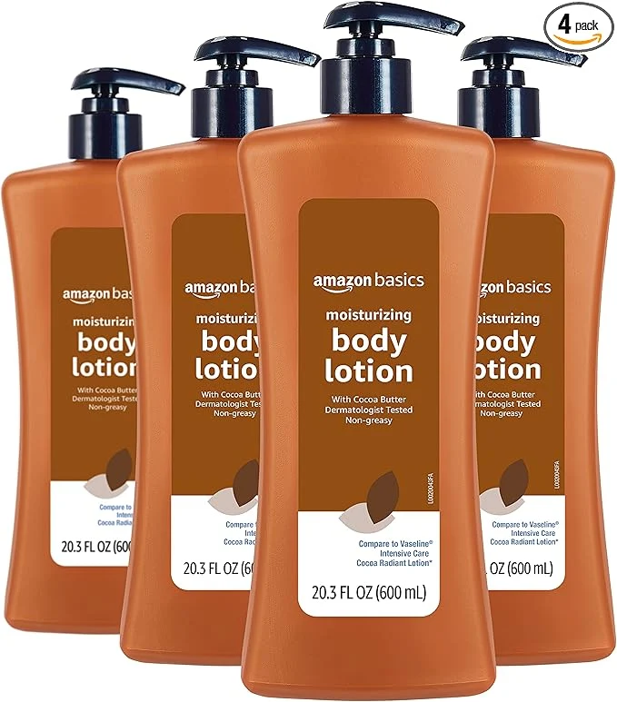 Premium Amazon Basics Moisturizing Cocoa Butter Body Lotion Versatile