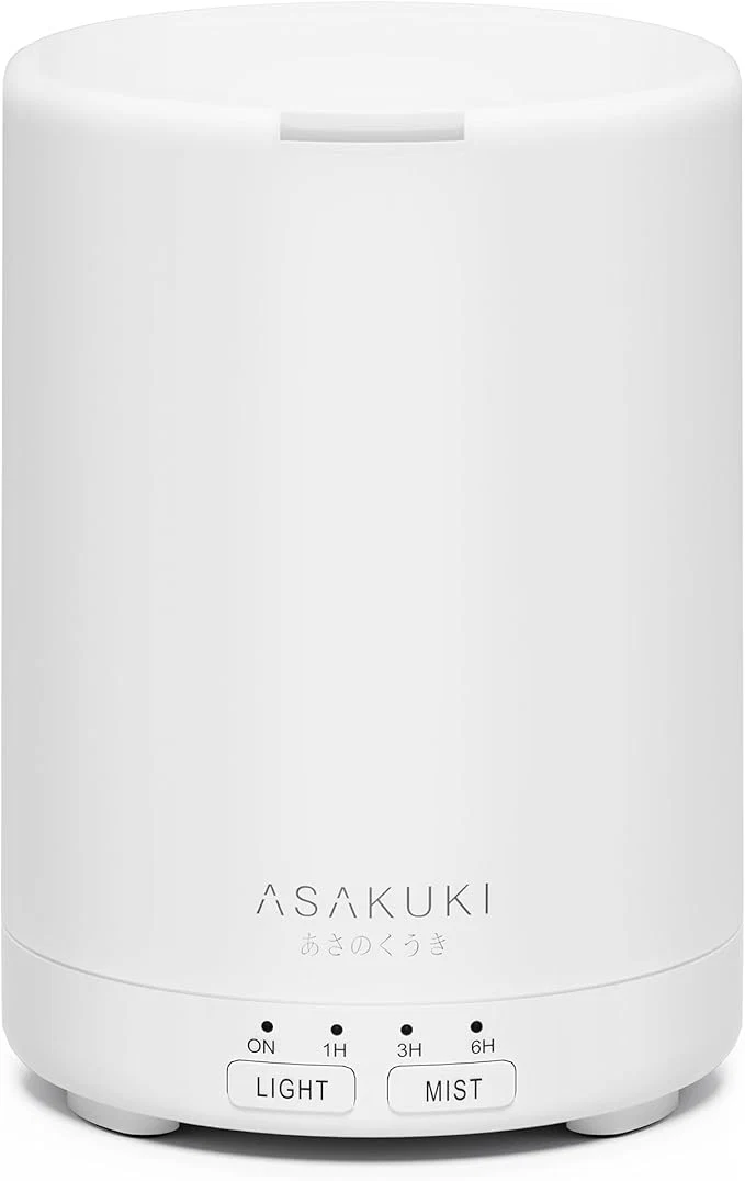 Lightweight ASAKUKI Essential Oil Diffuser for Home 300 ml Humidifier Elegant