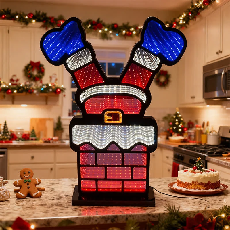 Breathable Ownkoti Santa Chimney LED Ambient Lamp Detailed