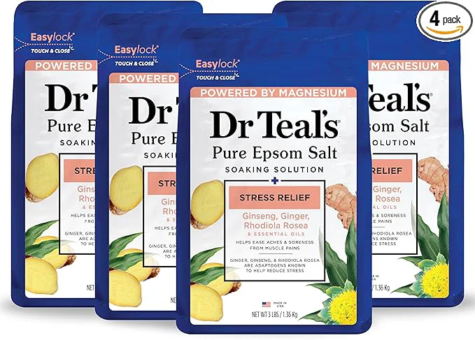 Authentic Dr Teal’s Pure Epsom Salt Stress Relief Unique