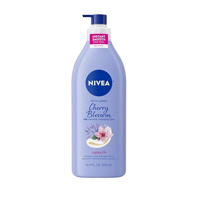 Fashionable NIVEA Oil Infused Cherry Blossom and Jojoba Oil Body Lotion Functional