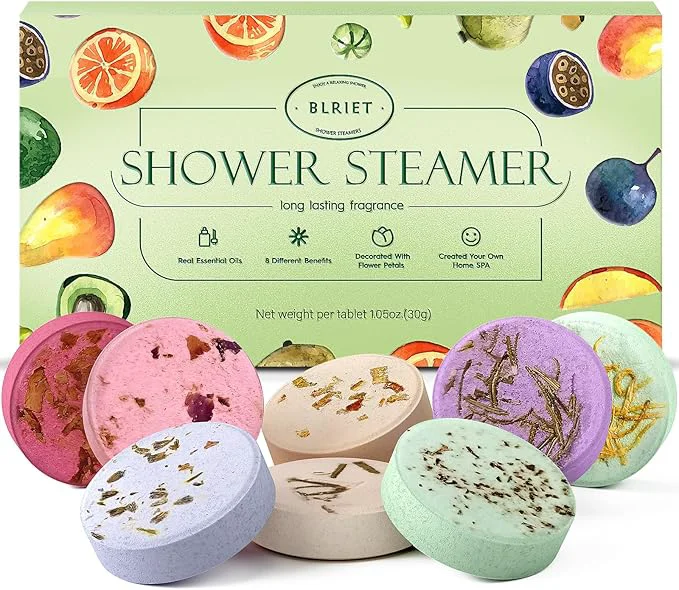 Responsible Shower Steamers Aromatherapy Mothers Day Gifts 8 Pack Shower Bombs Fruit Scents Healthy