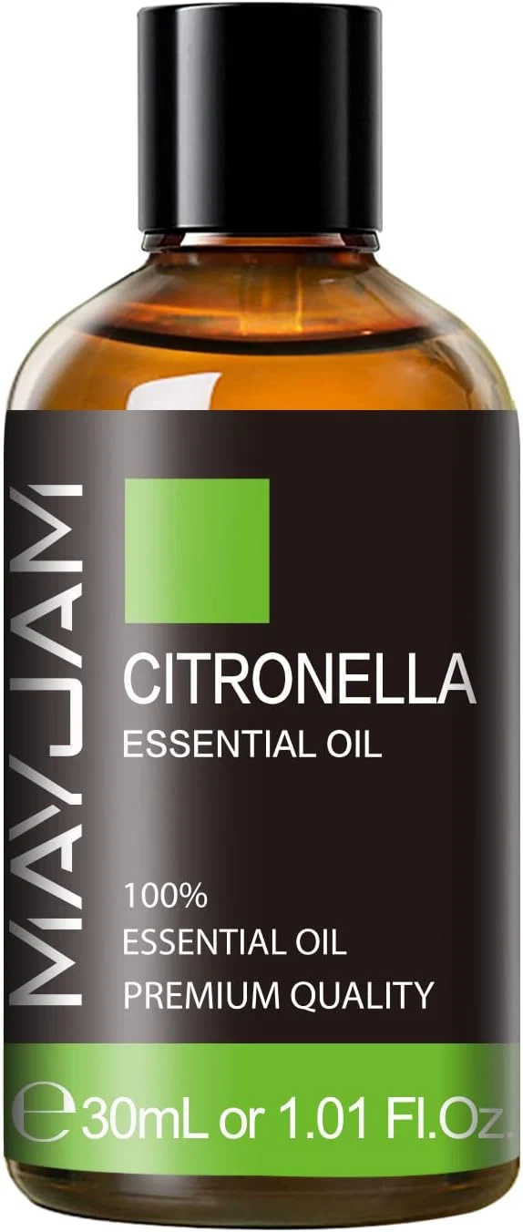 Elegant Citronella Essential Oil MAYJAM 1.01FL.OZ Premium Citronella Oils Official