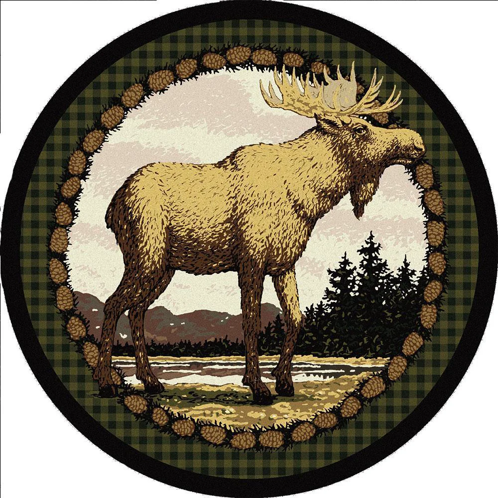 Top-Quality Mother Moose Rug Flexible