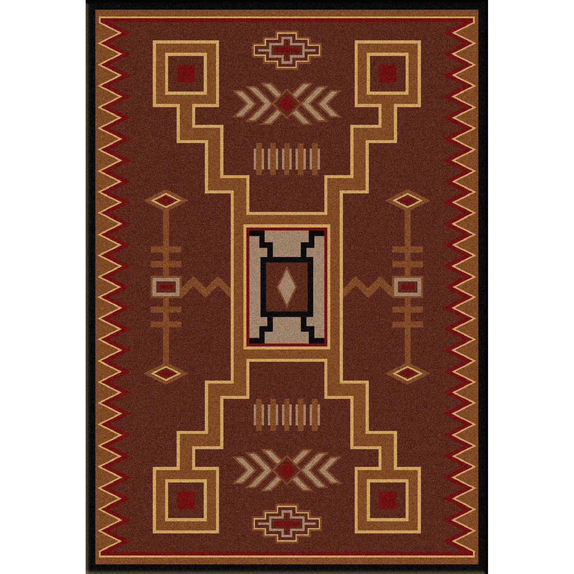 Casual Desertstorm Rug – Brown Detailed