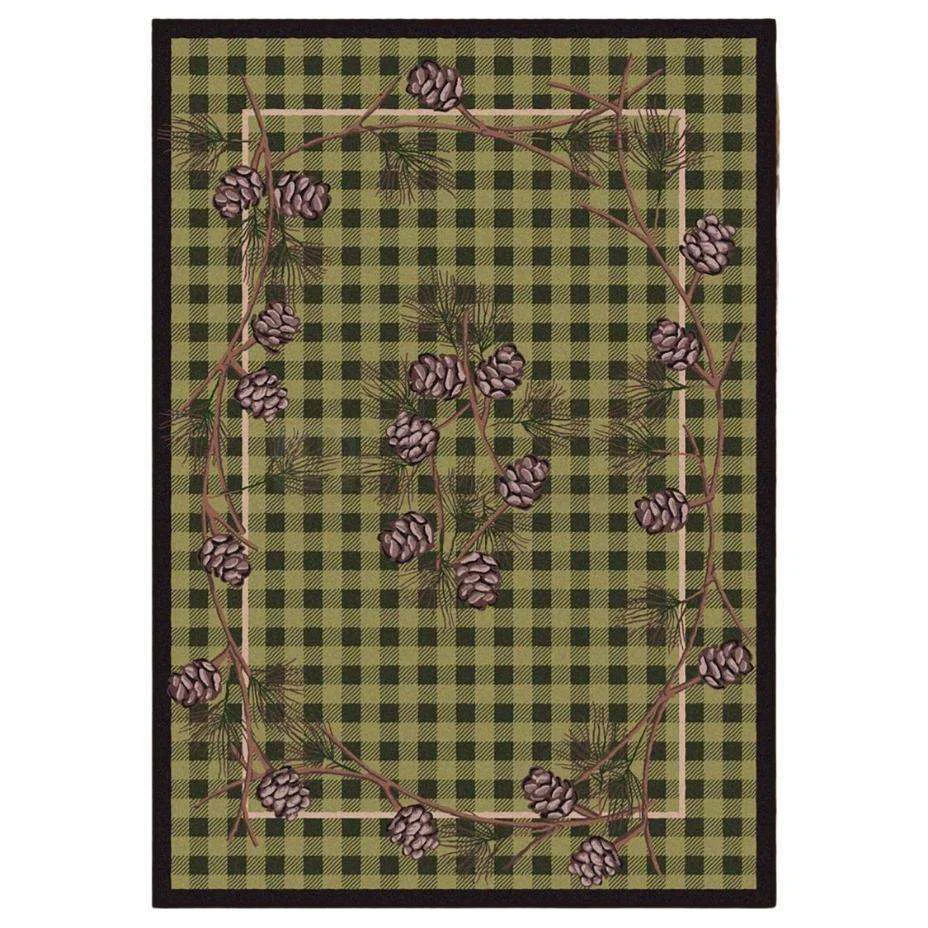 Recyclable Forest Pines Rug – Green Dependable