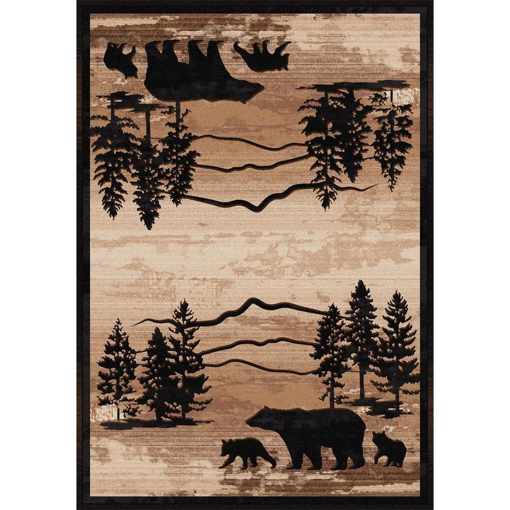 Excellent Shadow Bear Rug Easy-to-Use