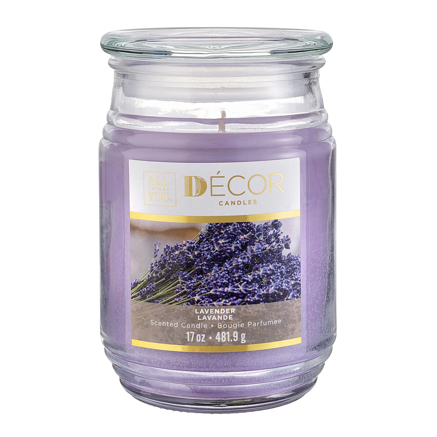 Easy-to-Use Lavender Candle 17oz Fashionable