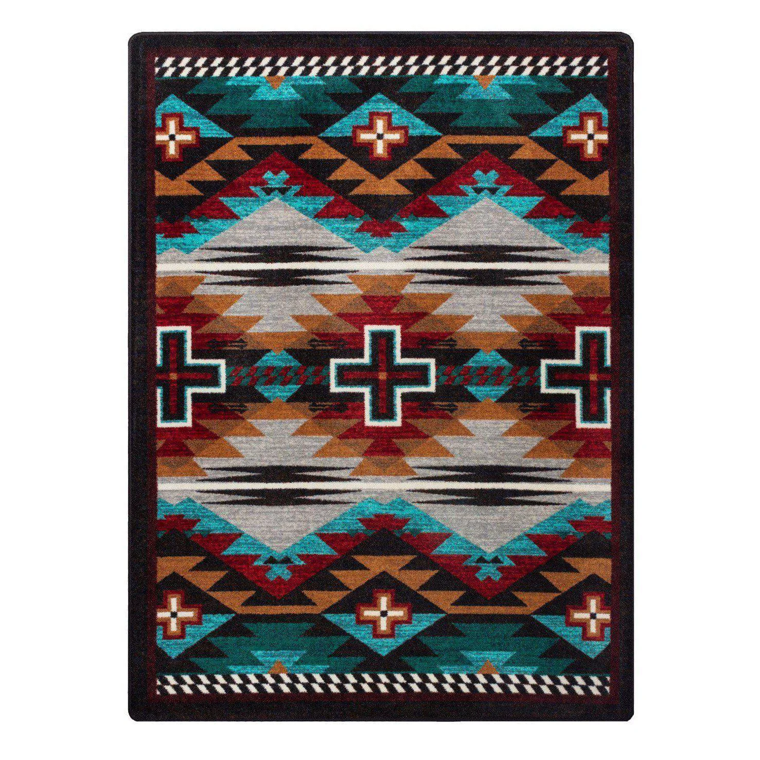 Clean Rustic Crucifix Rug – Electric Innovative
