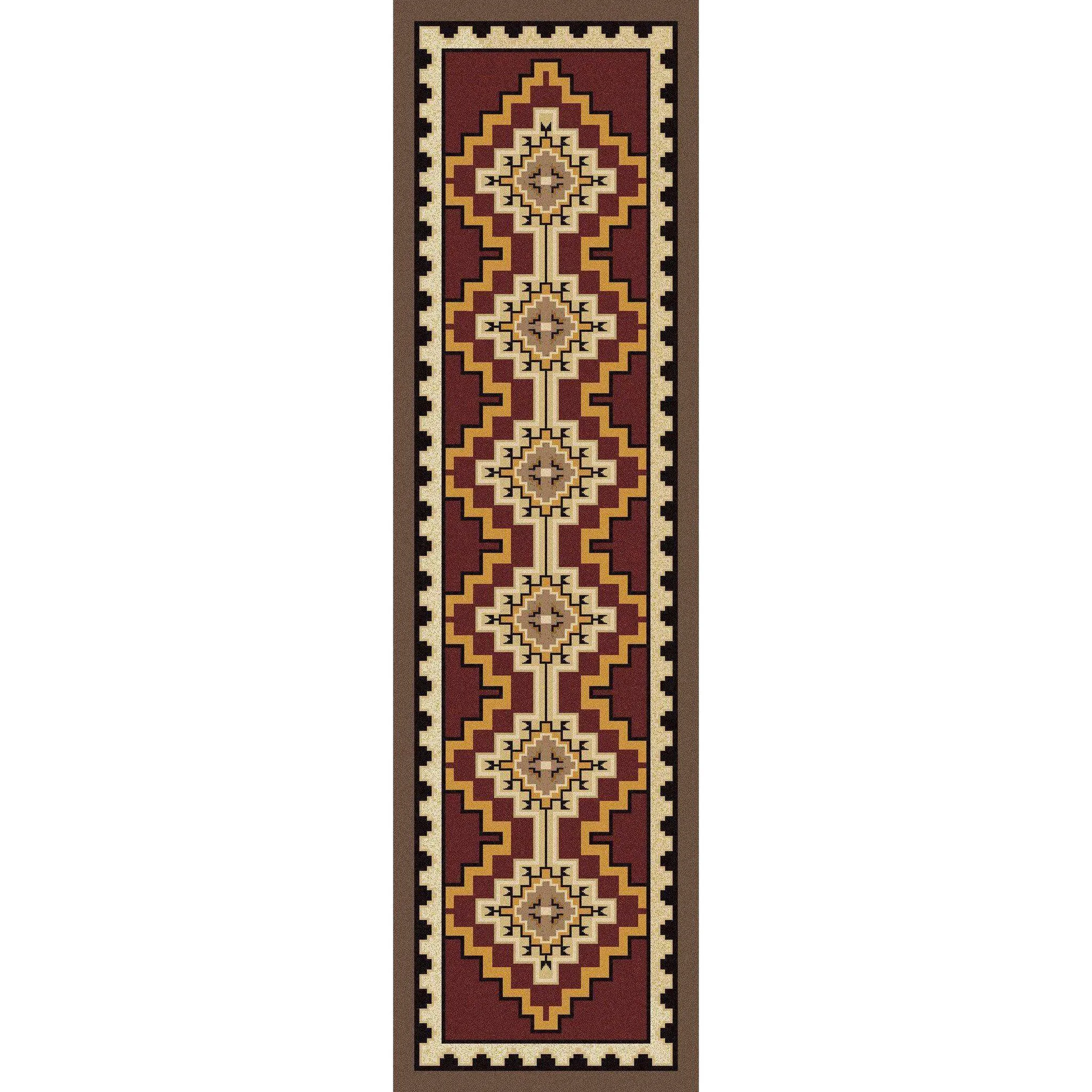 Premium Material Council Of The Chiefs Rug – Red Trusted