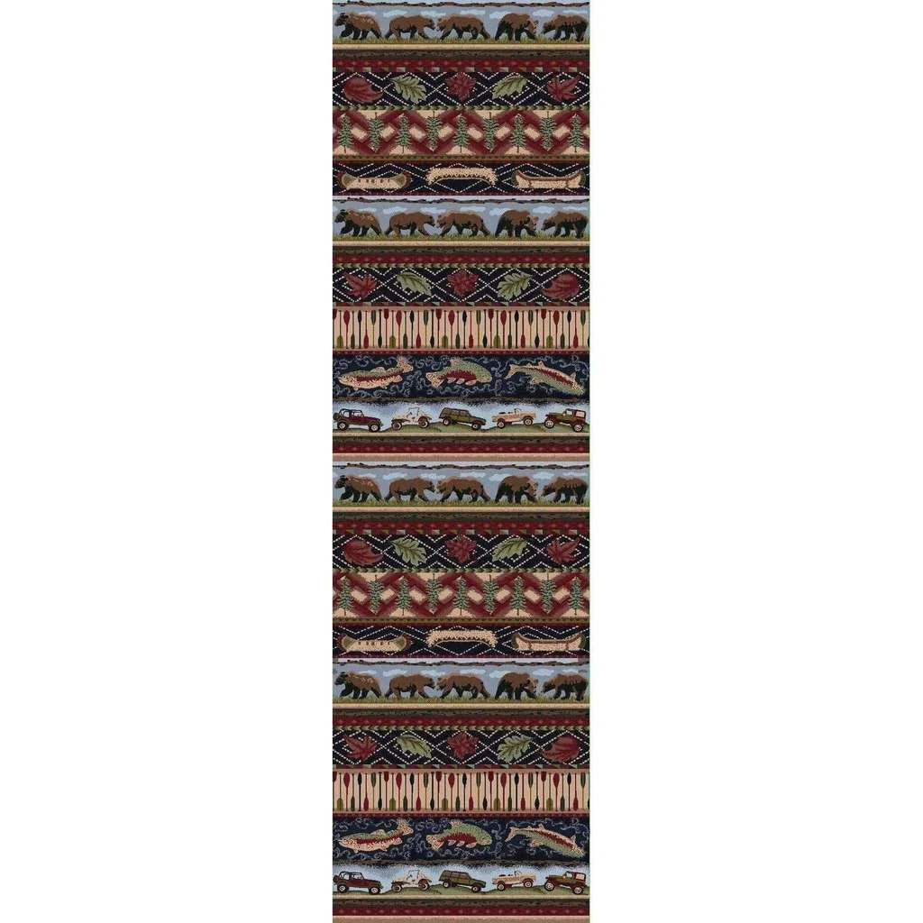 Sophisticated American Wildlife Rug – Multi Stylish