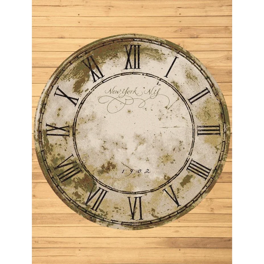 Traditional NYC Time Rug – Distressed Next-Generation