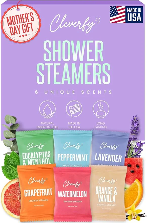 Exclusive Cleverfy Shower Steamers Aromatherapy Reusable