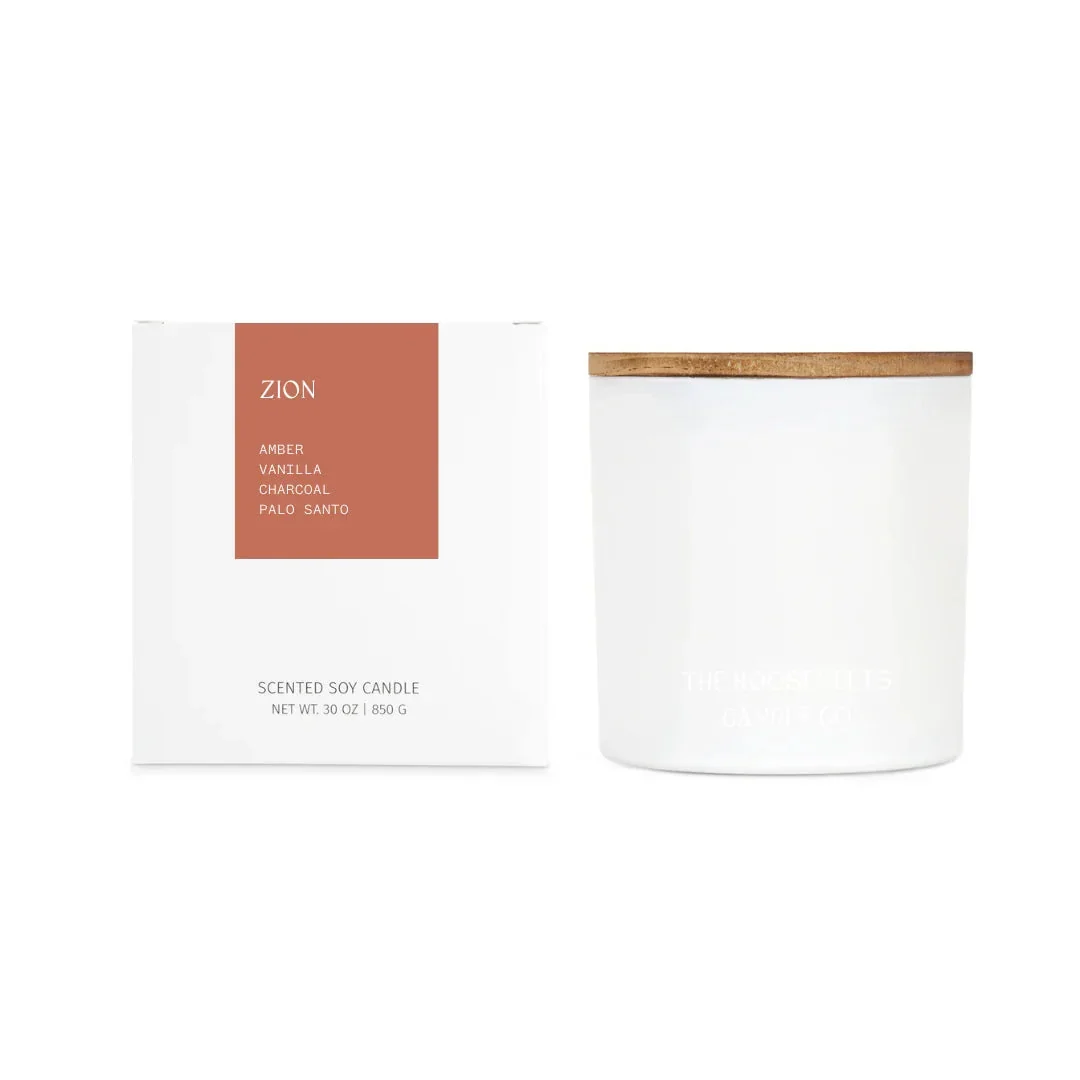 Sustainable Zion 3 Wick Candle Convenient