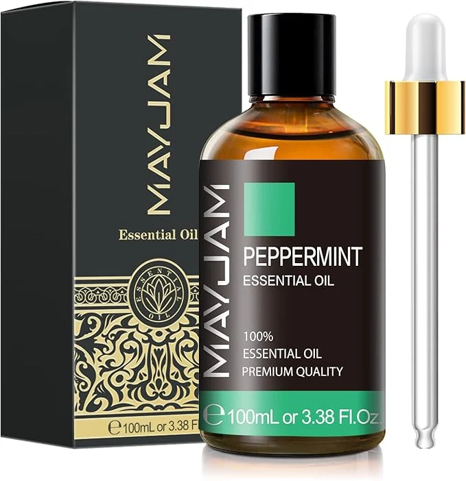 Official Peppermint Essential Oil MAYJAM Premium Pure Essential Oils 3.38FL.OZ Responsible