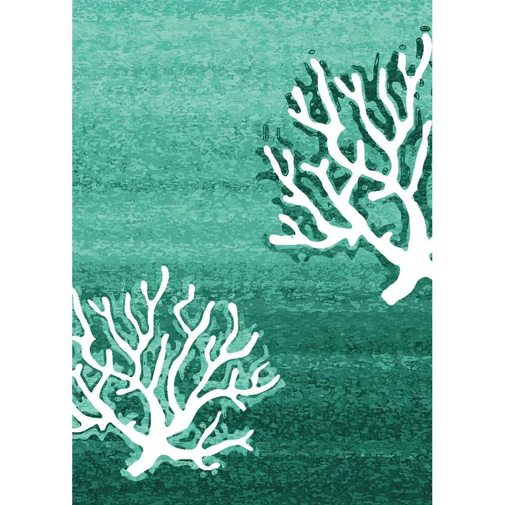 Advanced Lagoon Coral Rug – Aqua Refined