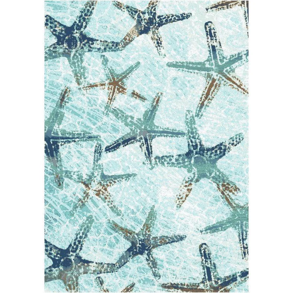Expertly Made Lagoon Reef Rug – Aqua Solid