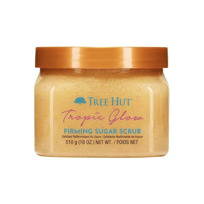 Green Tree Hut Tropic Glow Shea Sugar Scrub Exfoliating Hydrating Body Scrub Superior
