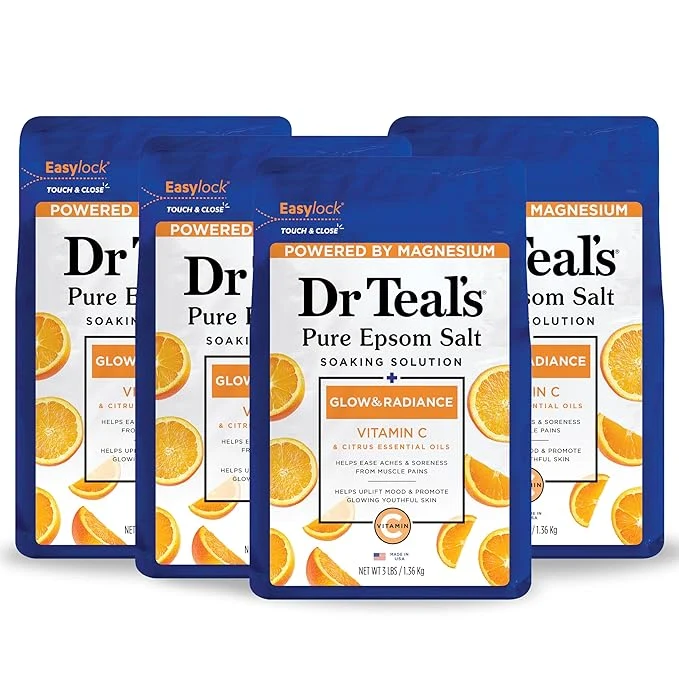 Minimalist Dr Teal’s Pure Epsom Salt Soak Glow Radiance Dependable
