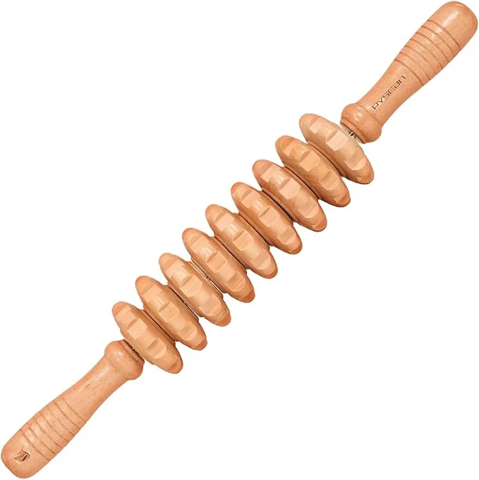 Selected Wooden Massage Stick Body Shaping Fat Reduction Muscle Relief Easy Self Use Outstanding