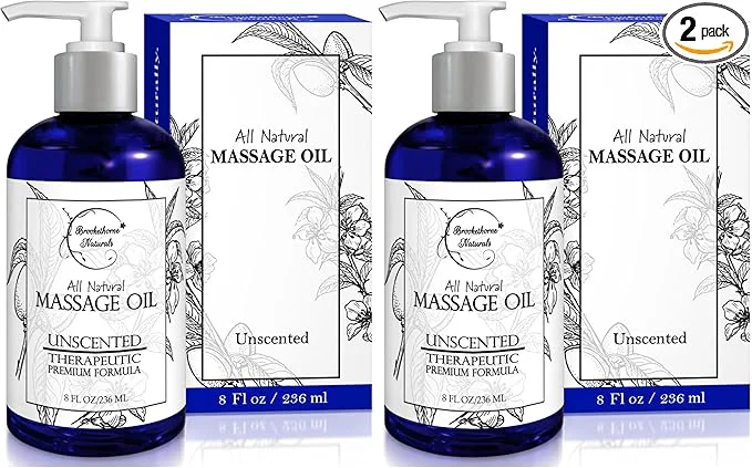 Excellent Unscented Massage Oil for Massage Therapy – Natural Body Oil Consistent