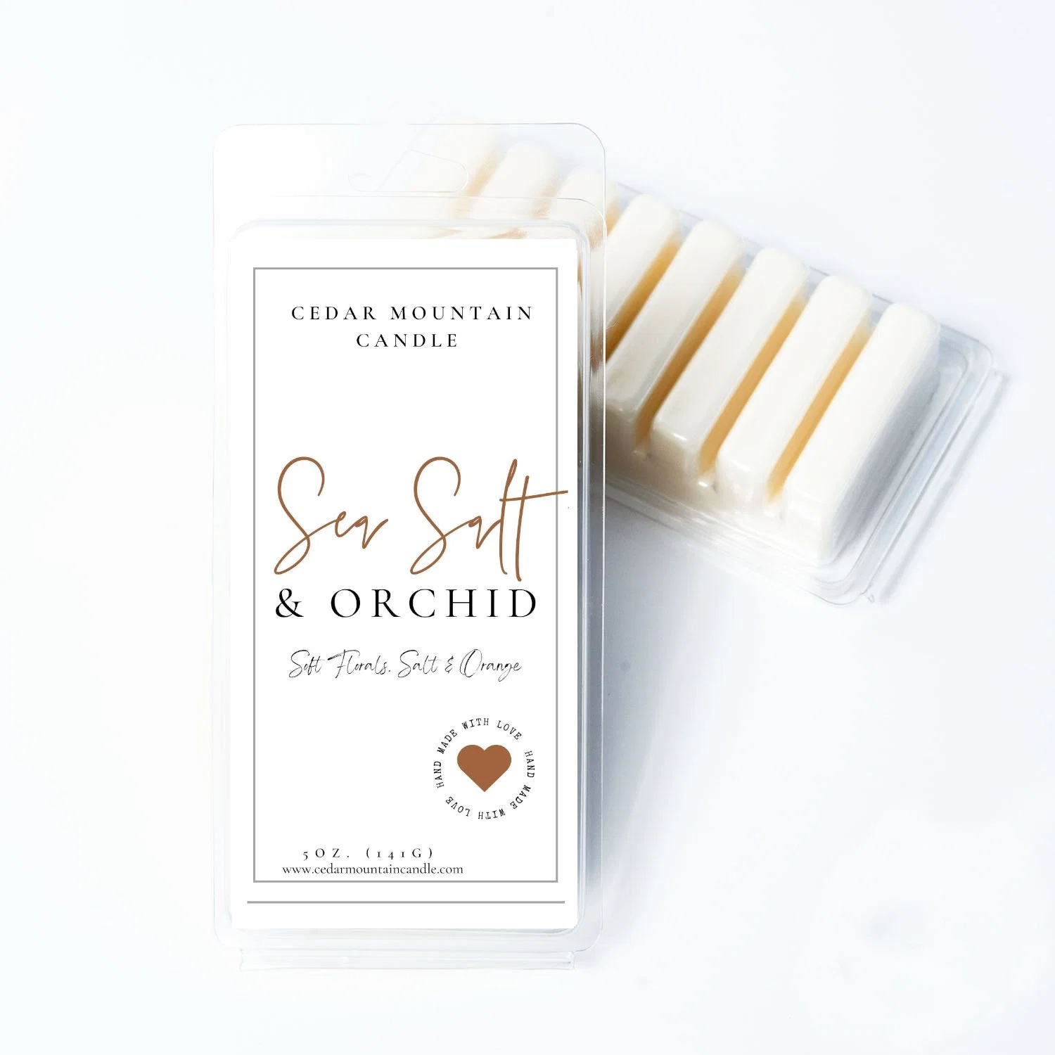 Natural Sea Salt amp Orchid – 5.5 oz Wax Melts Eco-Friendly
