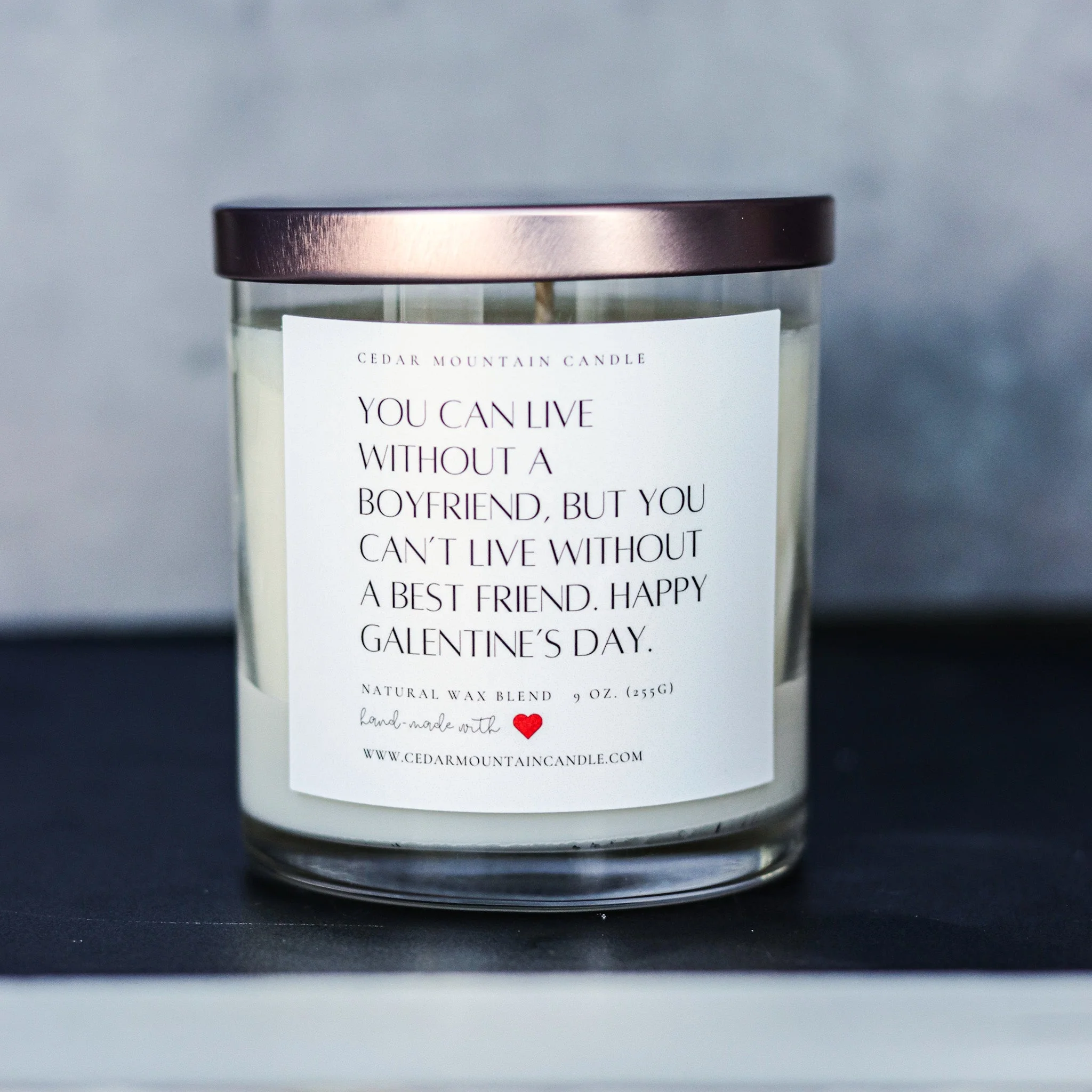 Smart quot You can live without.. quot Galentine 39 s Day 9 oz Whiskey Glass Jar Soy Candle – Choose Your Scent Unique