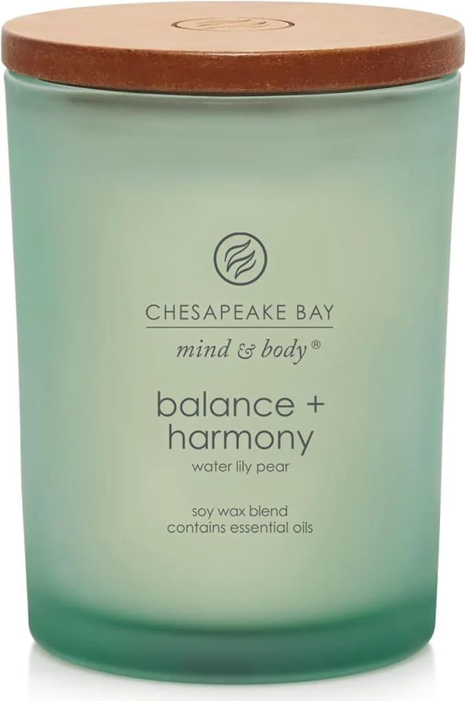 Carefully Designed Chesapeake Bay Balance Harmony Scented Candle Water Lily Pear Fragrance 50 Top-Quality