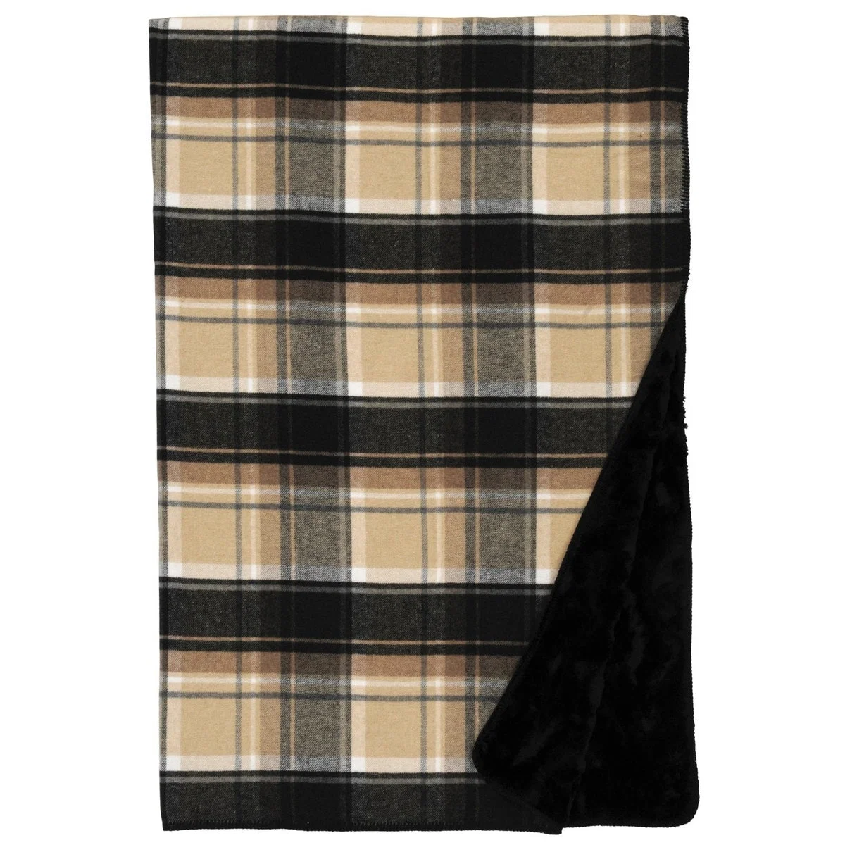 Innovative Premier Trapper Plaid Throw Detailed