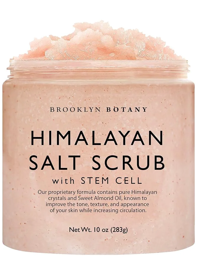 Recyclable Brooklyn Botany Himalayan Salt Stem Cell Body Scrub Minimalist