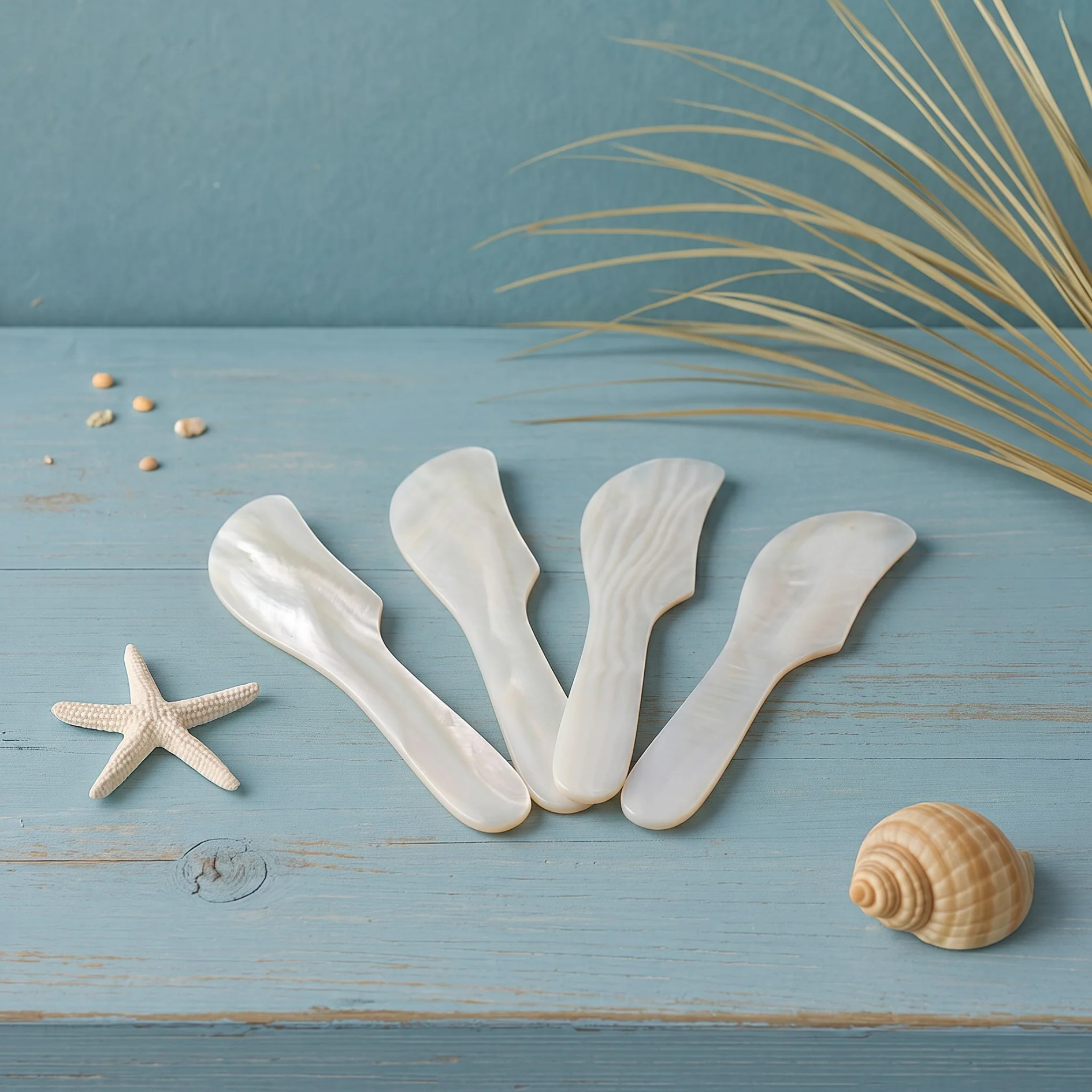 Fashionable Shell Spreaders Set of 4 Original Design