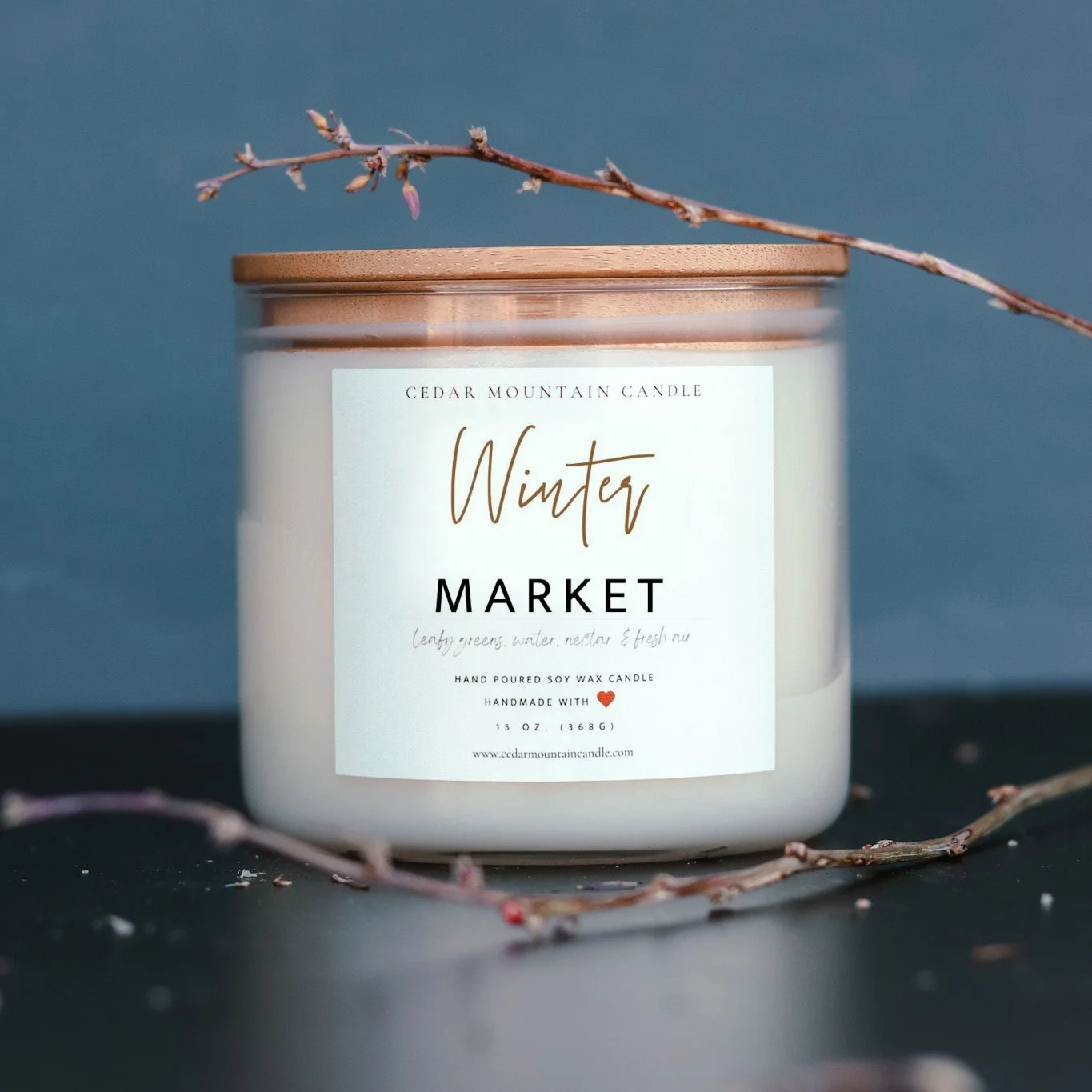 Soft Winter Market – 3 Wick Jar Candle Certified