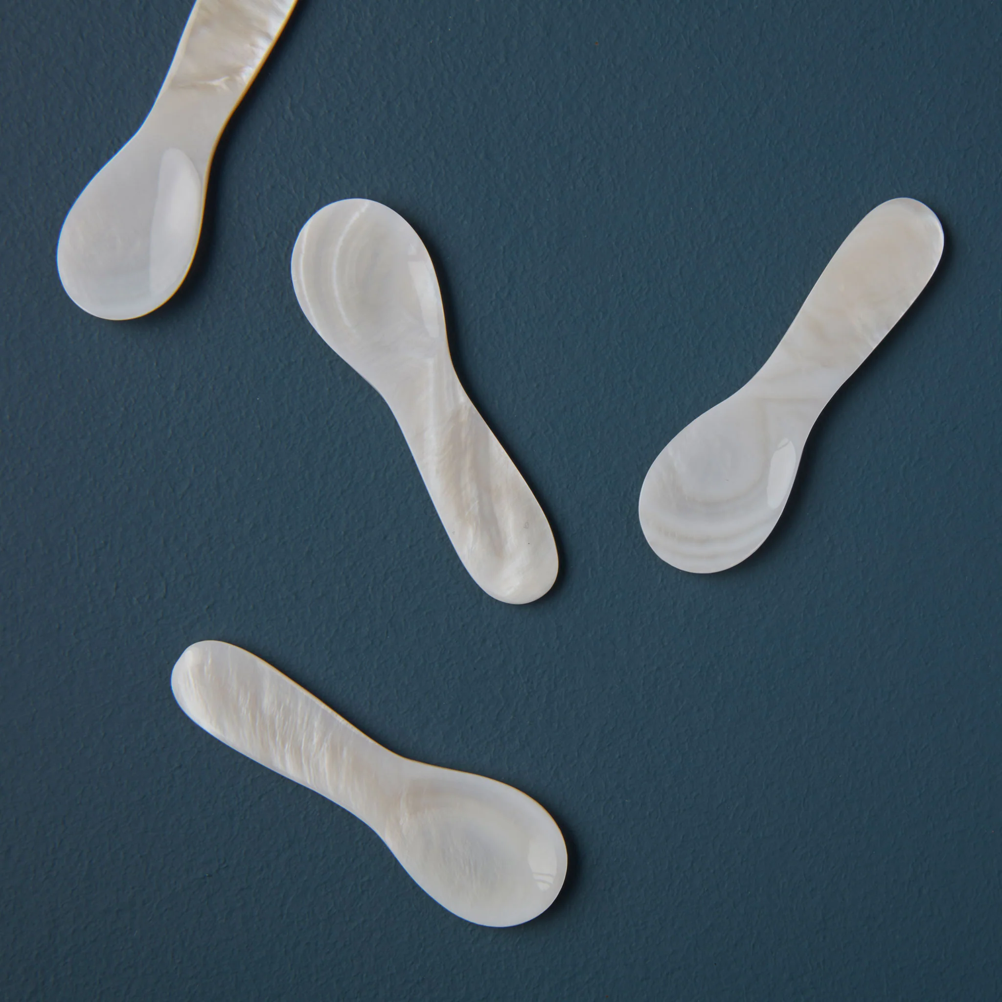 Convenient Mini Shell Spoons Set of 4 Reliable